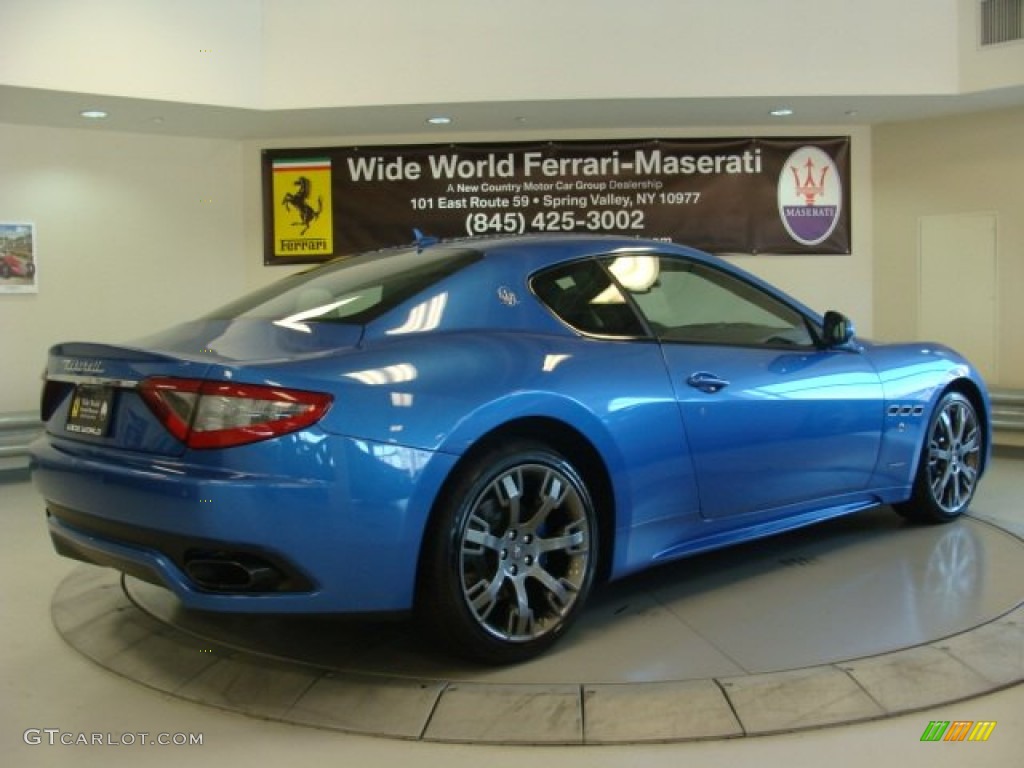 2013 GranTurismo Sport Coupe - Blu Sofisticato (Sport Blue Metallic) / Pearl Beige photo #7
