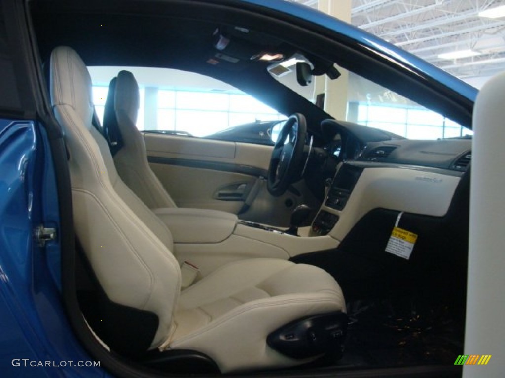 2013 GranTurismo Sport Coupe - Blu Sofisticato (Sport Blue Metallic) / Pearl Beige photo #12