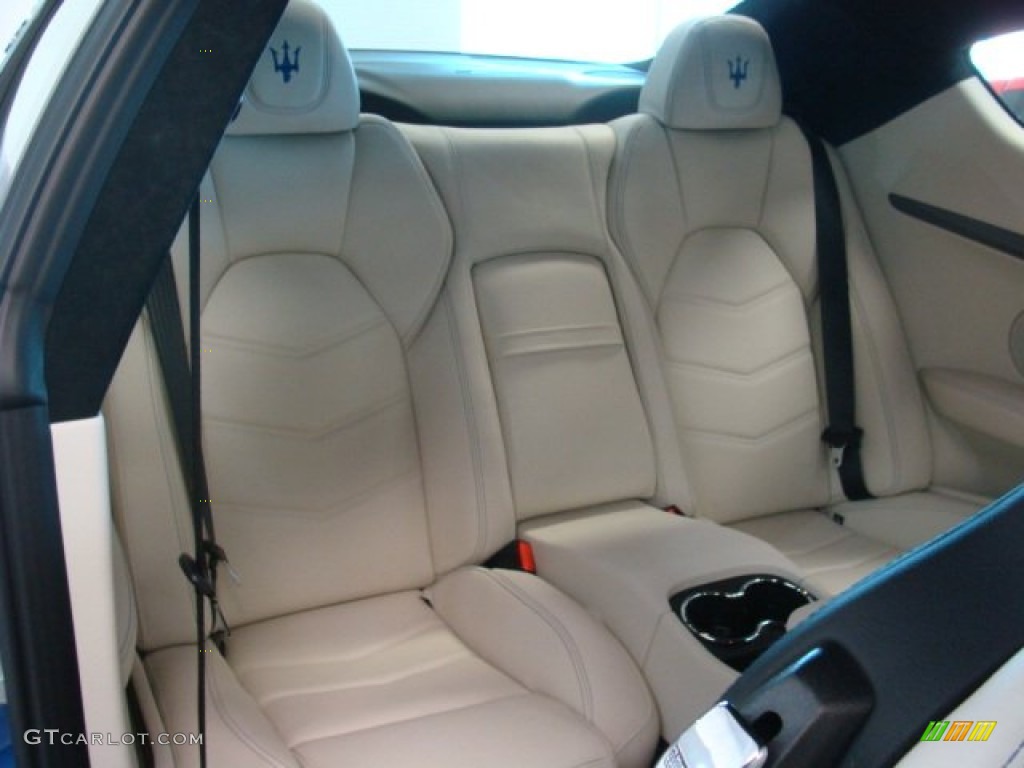 Pearl Beige Interior 2013 Maserati GranTurismo Sport Coupe Photo #73965627