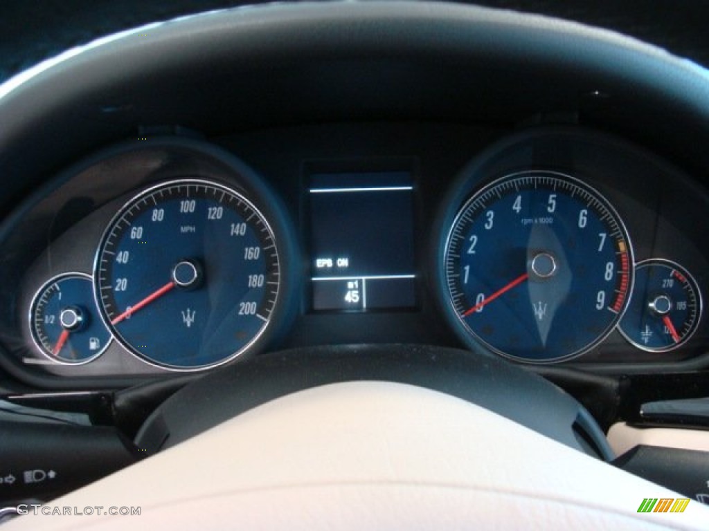 2013 Maserati GranTurismo Sport Coupe Gauges Photo #73966007