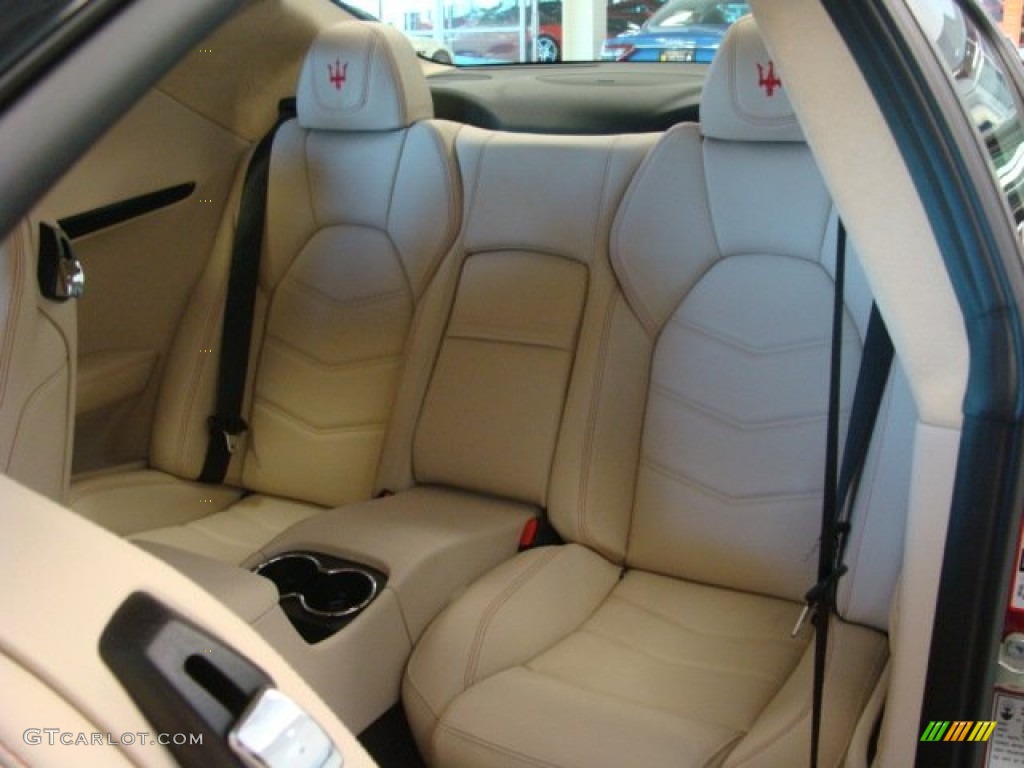 2013 Maserati GranTurismo Sport Coupe Rear Seat Photo #73966097