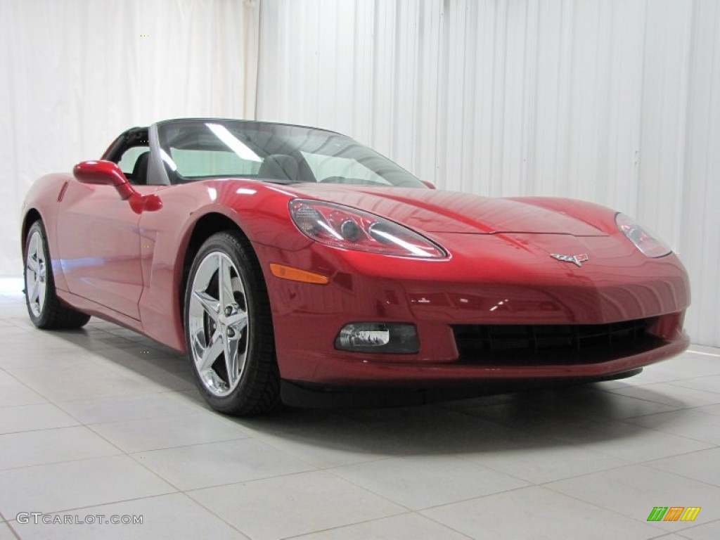 2012 Corvette Coupe - Crystal Red Metallic Tintcoat / Ebony photo #2