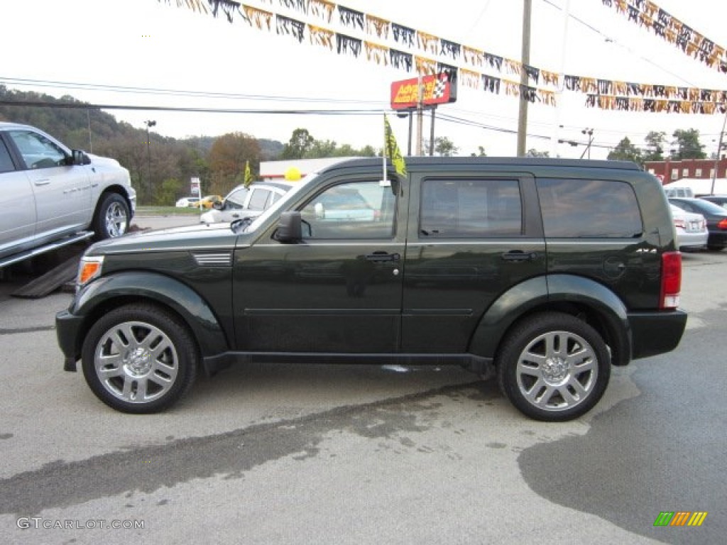 2010 Nitro SE 4x4 - Natural Green Pearl / Dark Slate Gray/Light Slate Gray photo #2