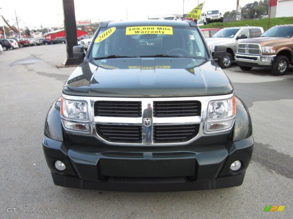 2010 Nitro SE 4x4 - Natural Green Pearl / Dark Slate Gray/Light Slate Gray photo #8