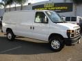 Oxford White 2010 Ford E Series Van E350 Cargo
