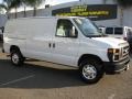 2010 Oxford White Ford E Series Van E350 Cargo  photo #1