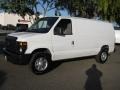 2010 Oxford White Ford E Series Van E350 Cargo  photo #3