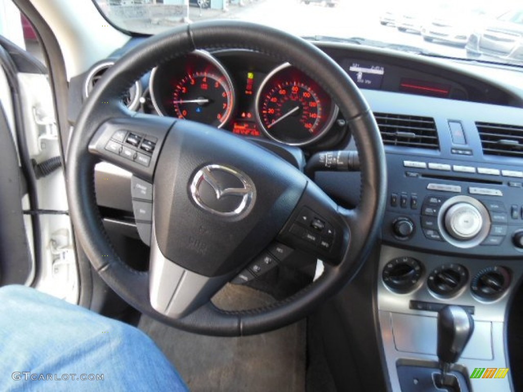 2011 MAZDA3 s Sport 4 Door - Crystal White Pearl Mica / Black photo #18