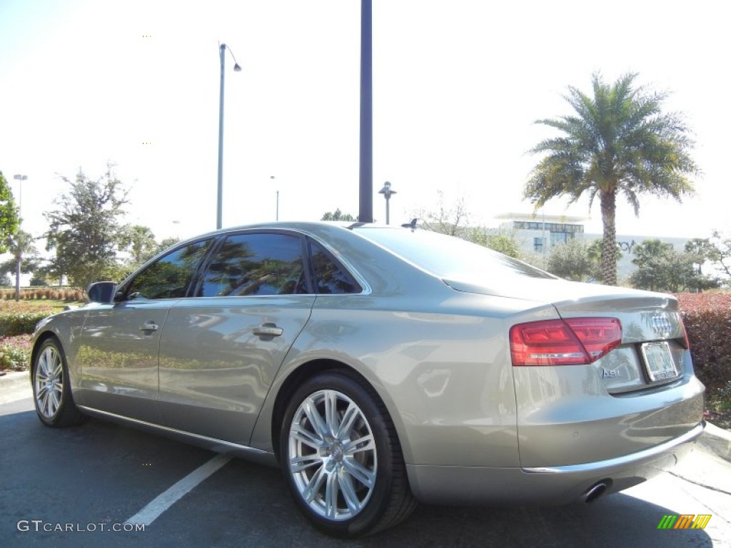 2011 A8 L 4.2 FSI quattro - Savana Beige Pearl Effect / Velvet Beige photo #5