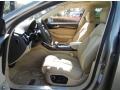 2011 Audi A8 Velvet Beige Interior Front Seat Photo