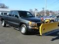 2004 Carbon Metallic GMC Sierra 1500 SLE Extended Cab 4x4  photo #3