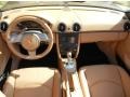 2010 Porsche Boxster Sand Beige Interior Dashboard Photo