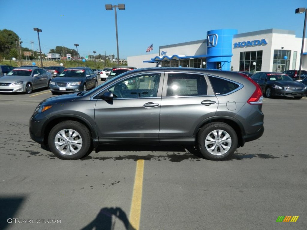 2013 CR-V EX - Polished Metal Metallic / Gray photo #2