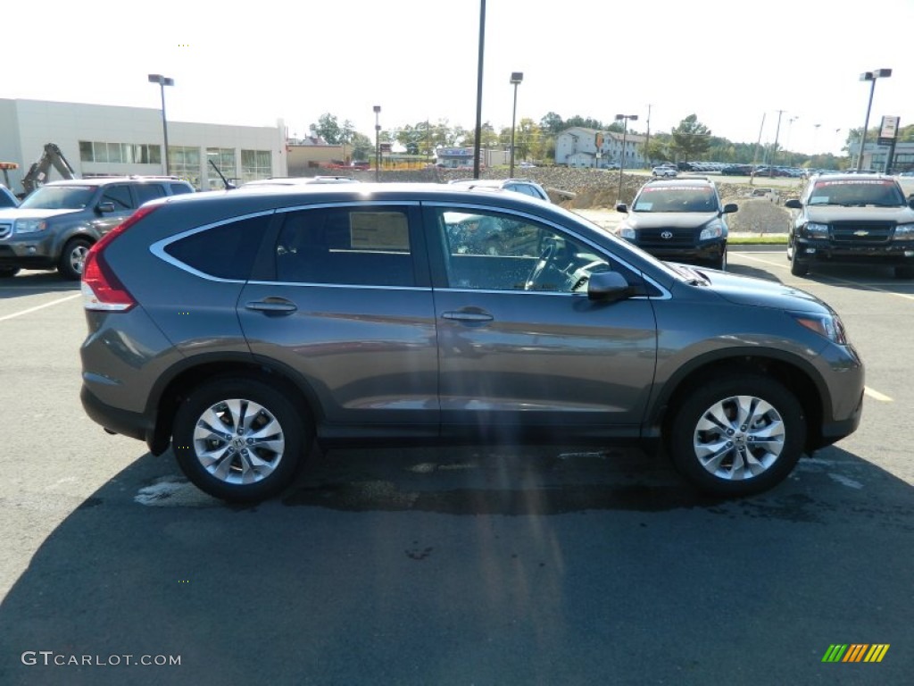 2013 CR-V EX - Polished Metal Metallic / Gray photo #6