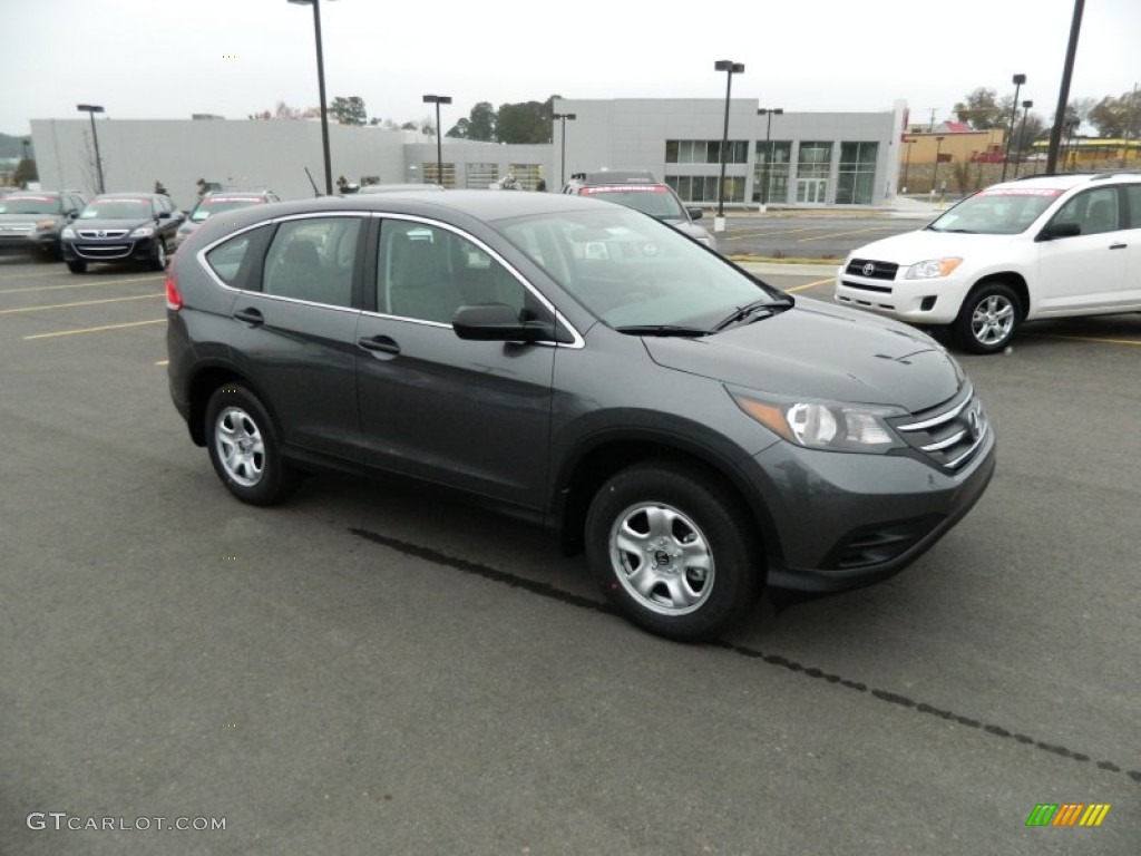 2013 CR-V LX - Polished Metal Metallic / Gray photo #7