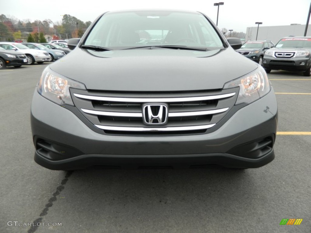 2013 CR-V LX - Polished Metal Metallic / Gray photo #9