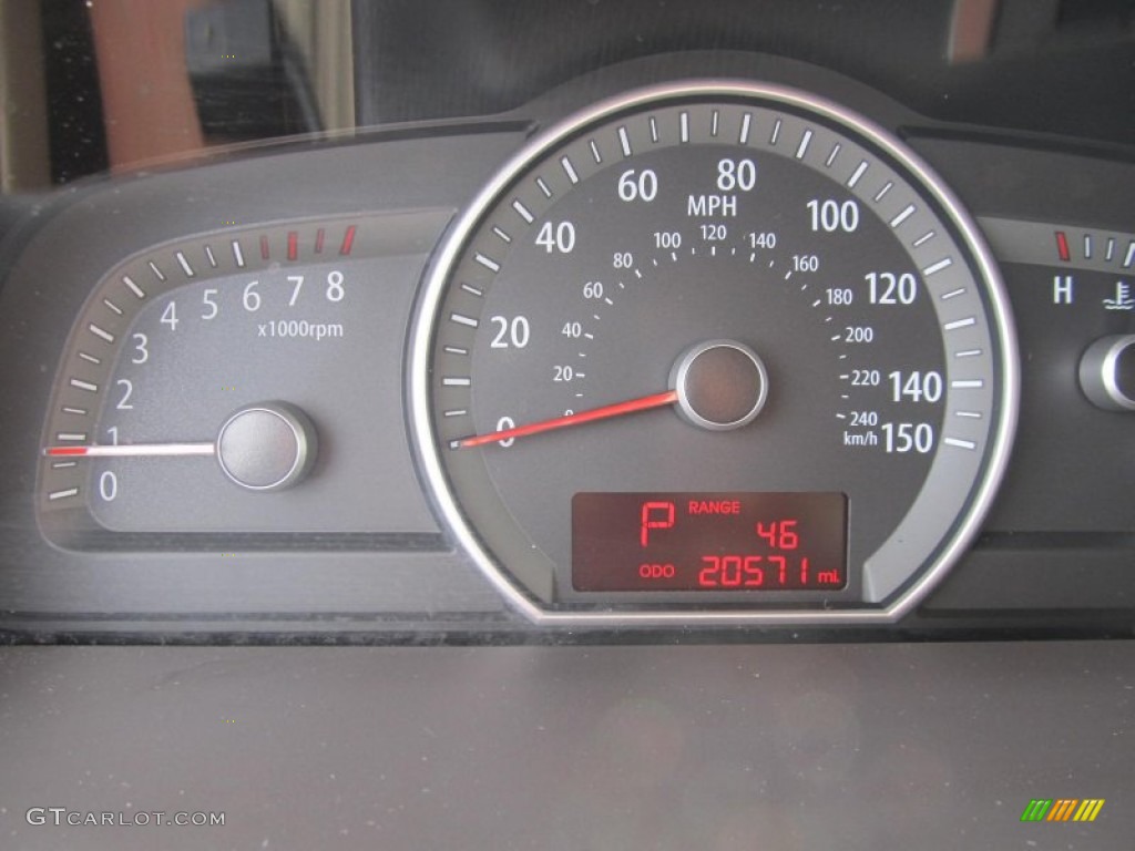 2009 Kia Borrego EX V6 4x4 Gauges Photos