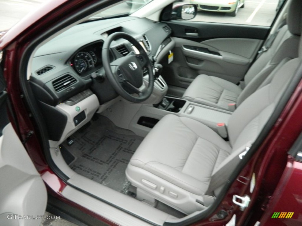2013 CR-V EX-L - Basque Red Pearl II / Gray photo #11