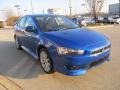 2010 Octane Blue Metallic Mitsubishi Lancer GTS  photo #5
