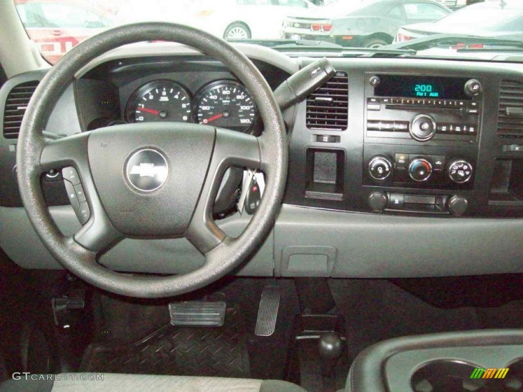 2007 Silverado 1500 LS Crew Cab 4x4 - Graystone Metallic / Dark Titanium Gray photo #7