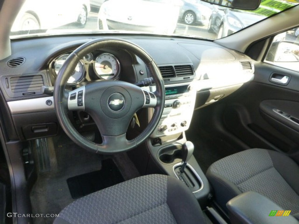 Ebony Interior 2007 Chevrolet Cobalt LT Coupe Photo #73972571