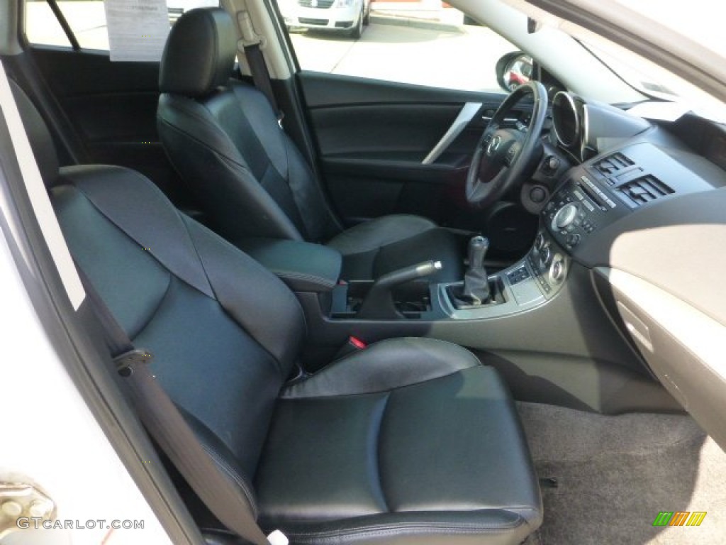Black Interior 2010 Mazda MAZDA3 s Grand Touring 5 Door Photo #73972805