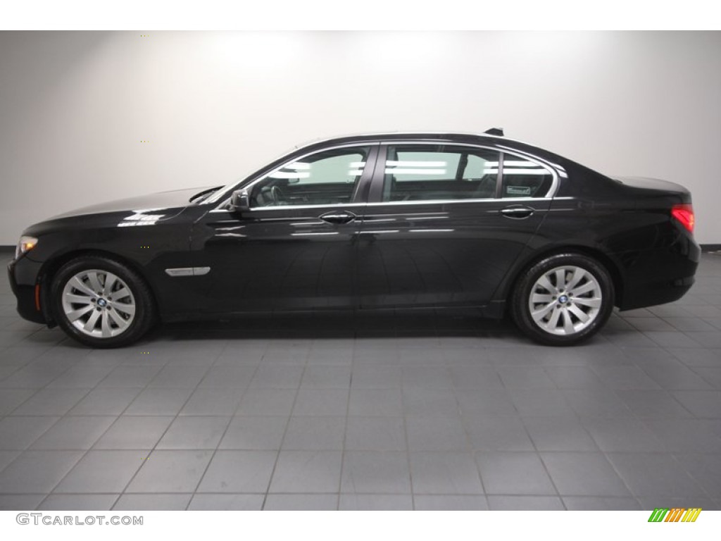 Black Sapphire Metallic 2009 BMW 7 Series 750Li Sedan Exterior Photo #73973264