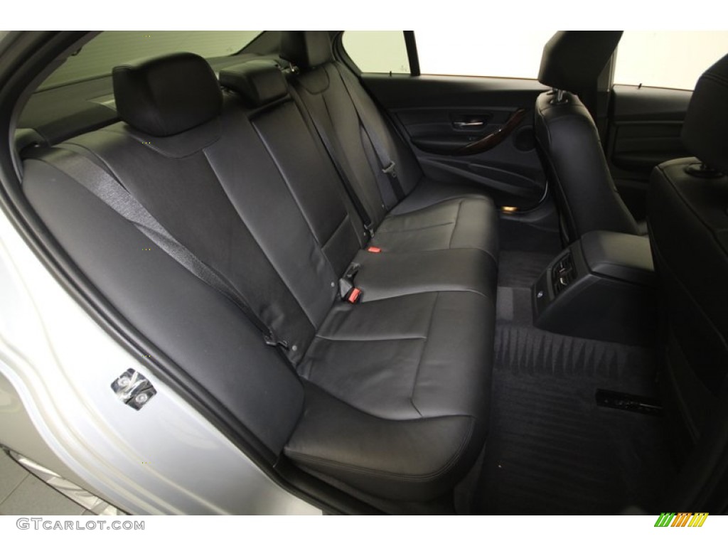 Black Interior 2012 BMW 3 Series 335i Sedan Photo #73974458