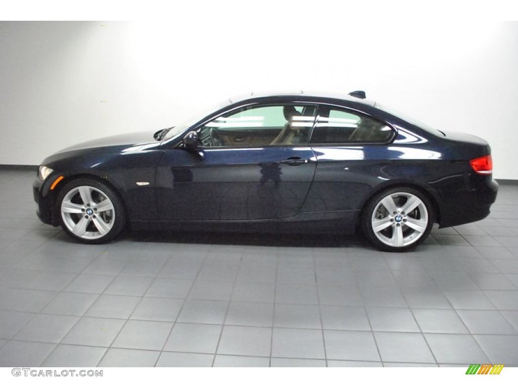 2010 3 Series 335i Coupe - Monaco Blue Metallic / Saddle Brown Dakota Leather photo #2