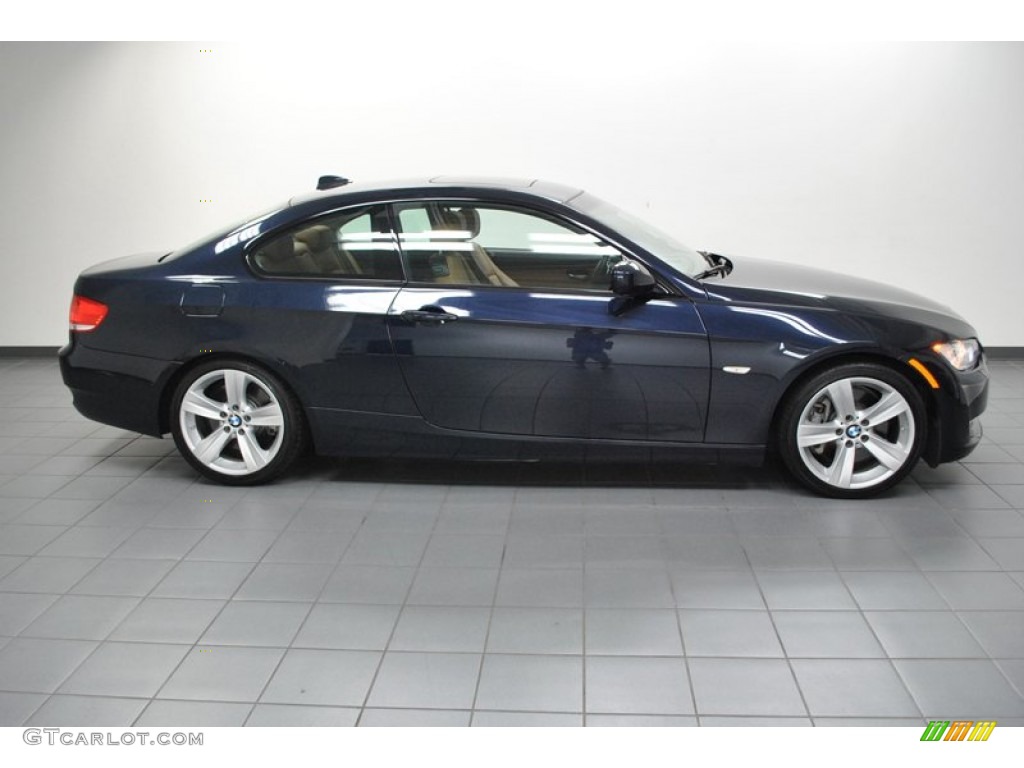 2010 3 Series 335i Coupe - Monaco Blue Metallic / Saddle Brown Dakota Leather photo #7