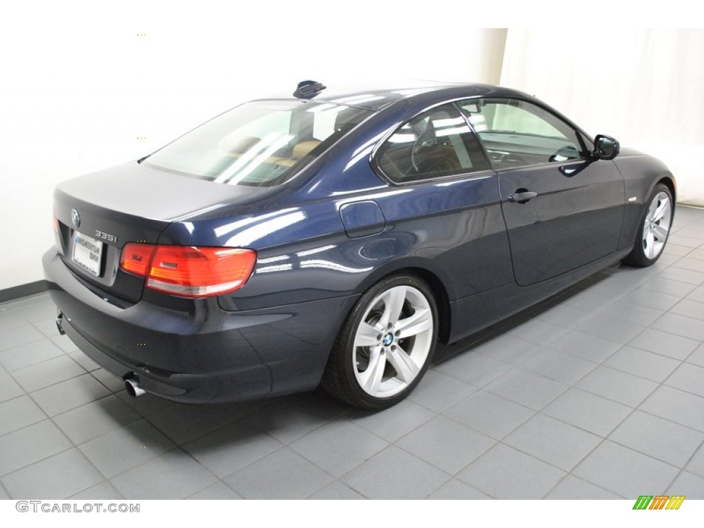 2010 3 Series 335i Coupe - Monaco Blue Metallic / Saddle Brown Dakota Leather photo #11