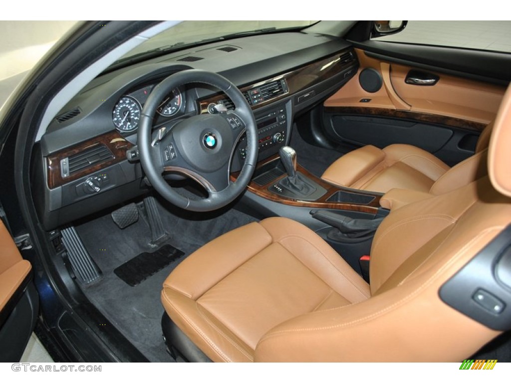 2010 3 Series 335i Coupe - Monaco Blue Metallic / Saddle Brown Dakota Leather photo #13