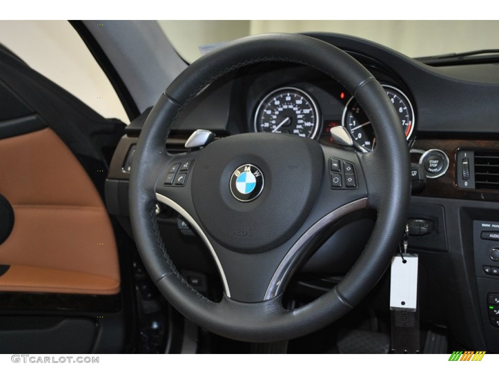 2010 3 Series 335i Coupe - Monaco Blue Metallic / Saddle Brown Dakota Leather photo #26