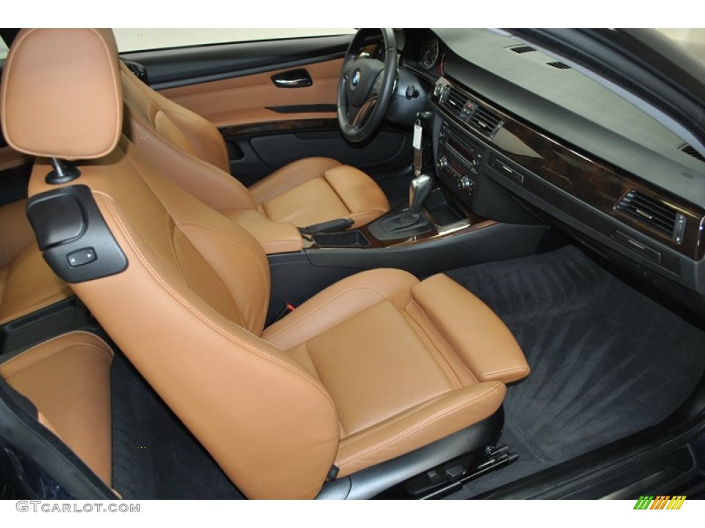 2010 3 Series 335i Coupe - Monaco Blue Metallic / Saddle Brown Dakota Leather photo #31