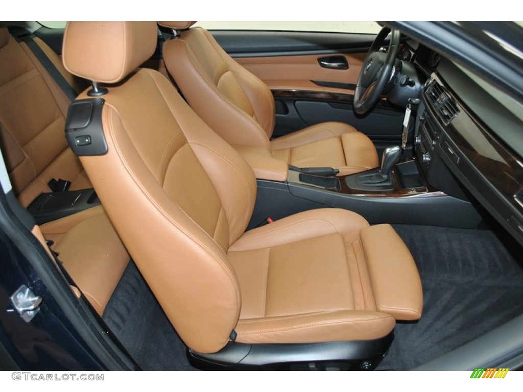 2010 3 Series 335i Coupe - Monaco Blue Metallic / Saddle Brown Dakota Leather photo #33