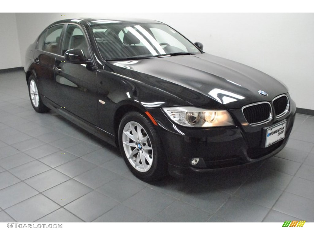 2010 3 Series 328i Sedan - Jet Black / Black photo #1