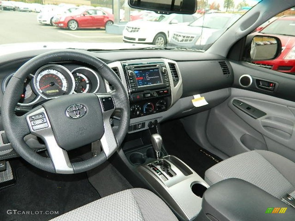 Graphite Interior 2013 Toyota Tacoma SR5 Prerunner Access Cab Photo #73975354