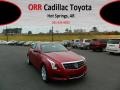 2013 Crystal Red Tintcoat Cadillac ATS 2.5L  photo #1