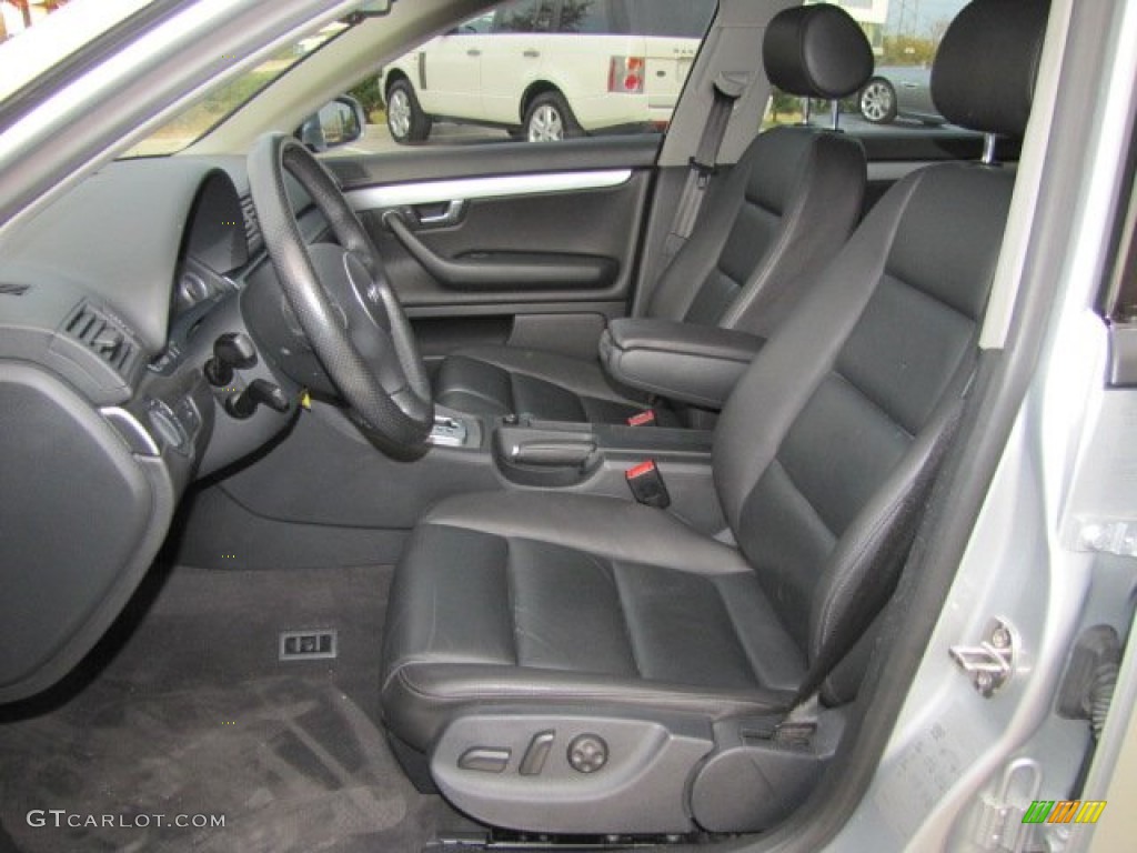 Ebony Interior 2004 Audi A4 3.0 quattro Sedan Photo #73976051
