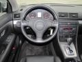 Ebony 2004 Audi A4 3.0 quattro Sedan Steering Wheel