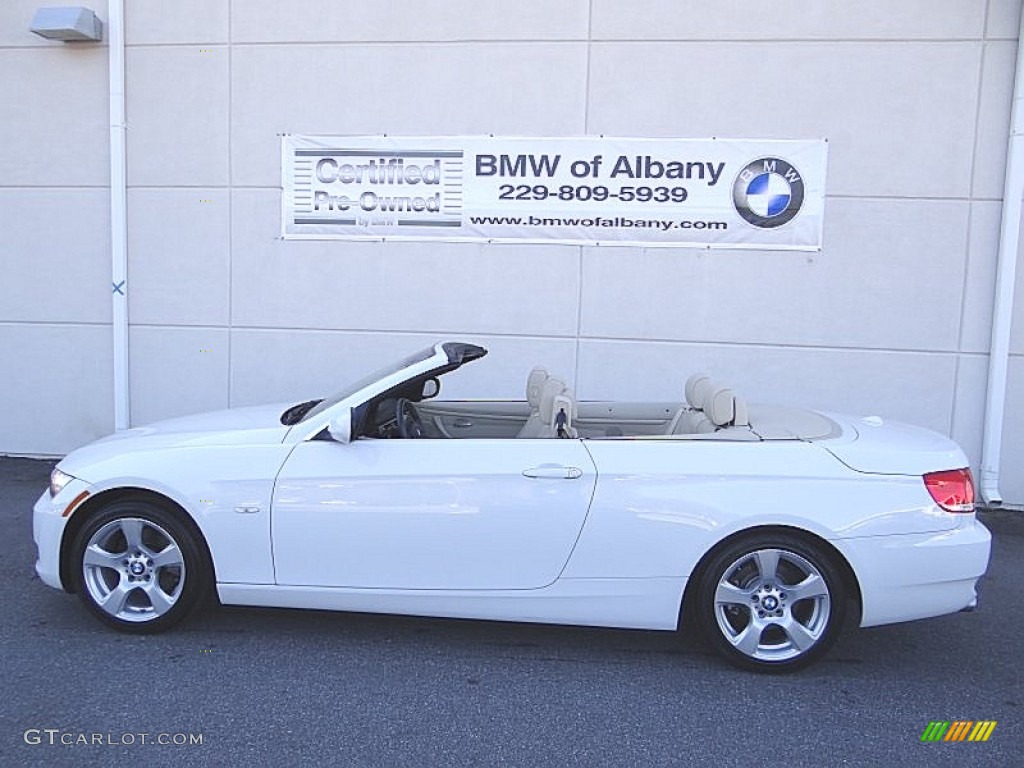 2010 3 Series 328i Convertible - Alpine White / Cream Beige photo #1