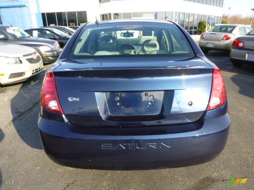 2007 ION 2 Sedan - Deep Blue / Gray photo #3