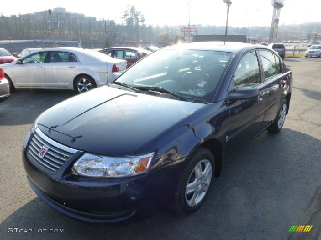2007 ION 2 Sedan - Deep Blue / Gray photo #5