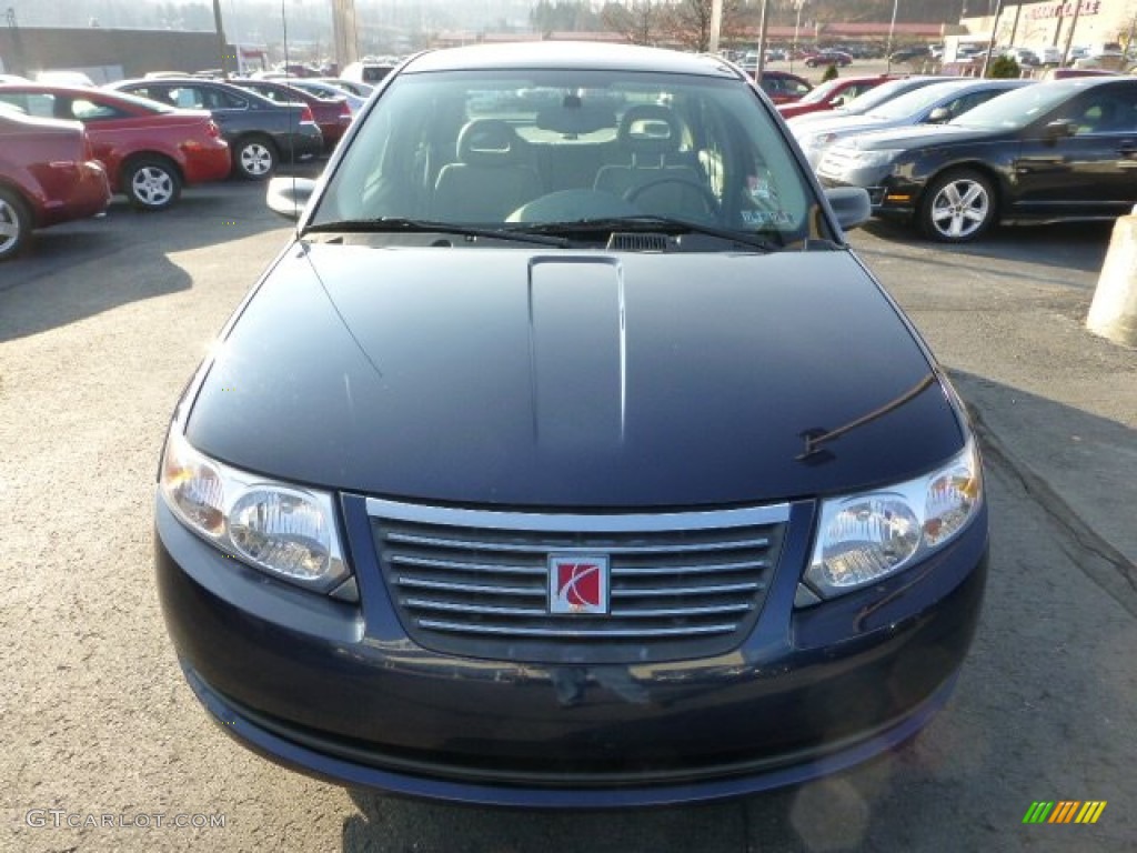 2007 ION 2 Sedan - Deep Blue / Gray photo #6