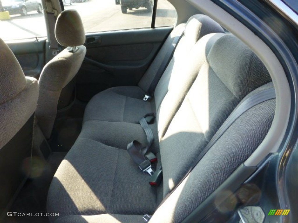 1998 Civic LX Sedan - Cyclone Blue Metallic / Gray photo #9