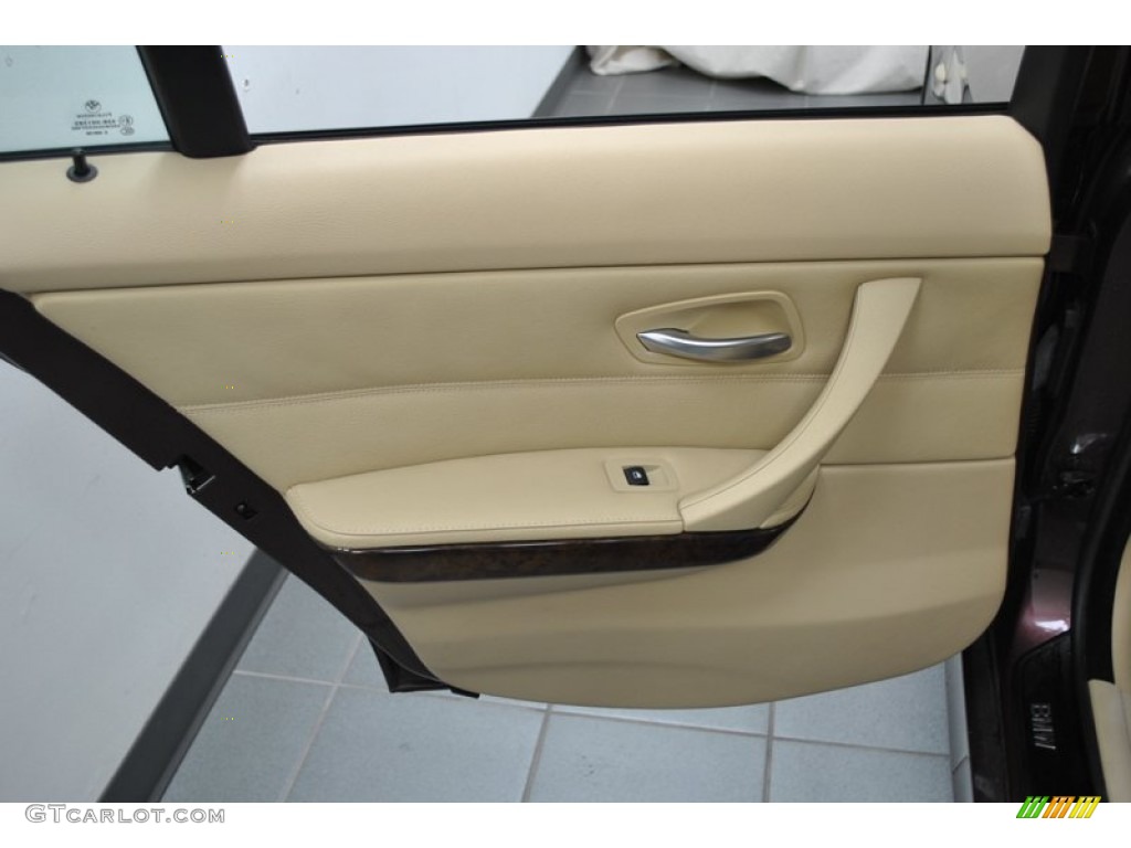 2006 BMW 3 Series 325i Sedan Beige Door Panel Photo #73978296