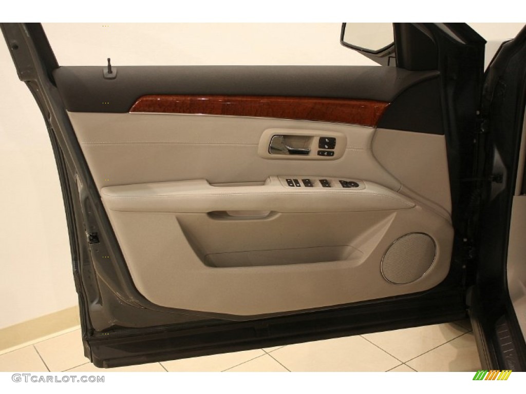 2008 Cadillac SRX 4 V6 AWD Cashmere/Cocoa Door Panel Photo #73978541