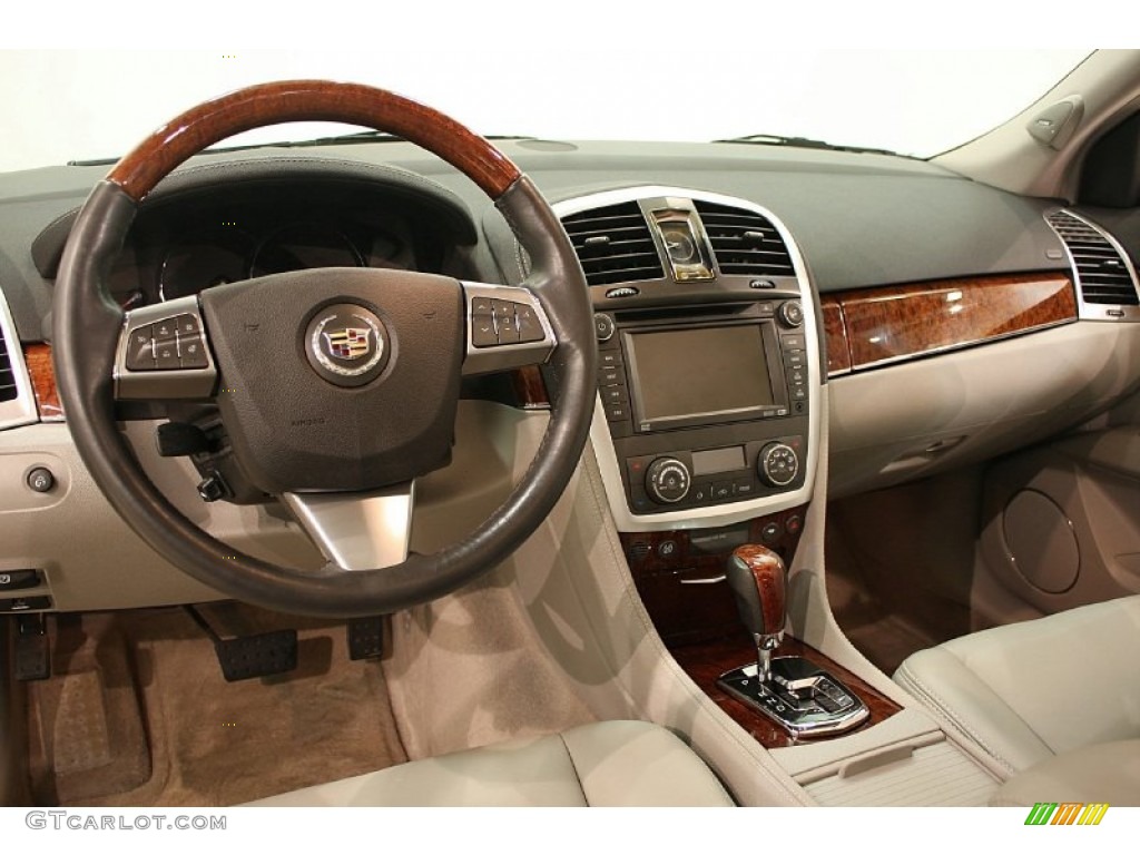 2008 Cadillac SRX 4 V6 AWD Cashmere/Cocoa Dashboard Photo #73978610