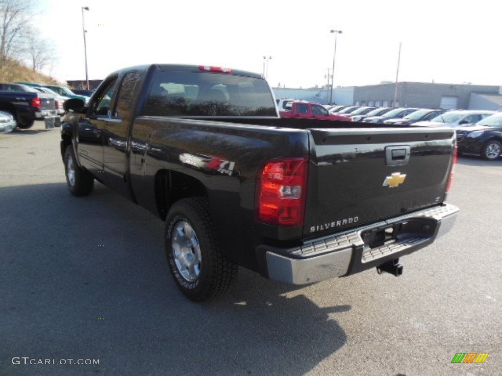 2013 Silverado 1500 LT Extended Cab 4x4 - Black / Ebony photo #6