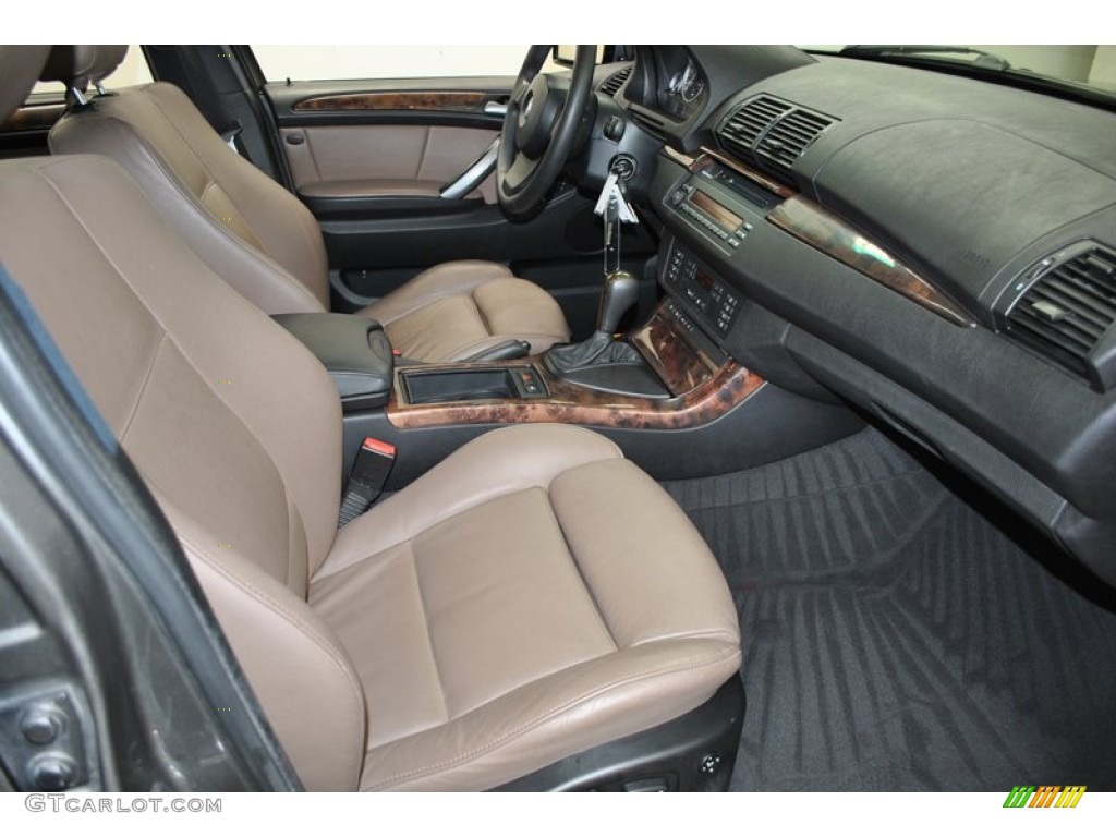 Truffle Brown Dakota Leather Interior 2006 BMW X5 3.0i Photo #73978883